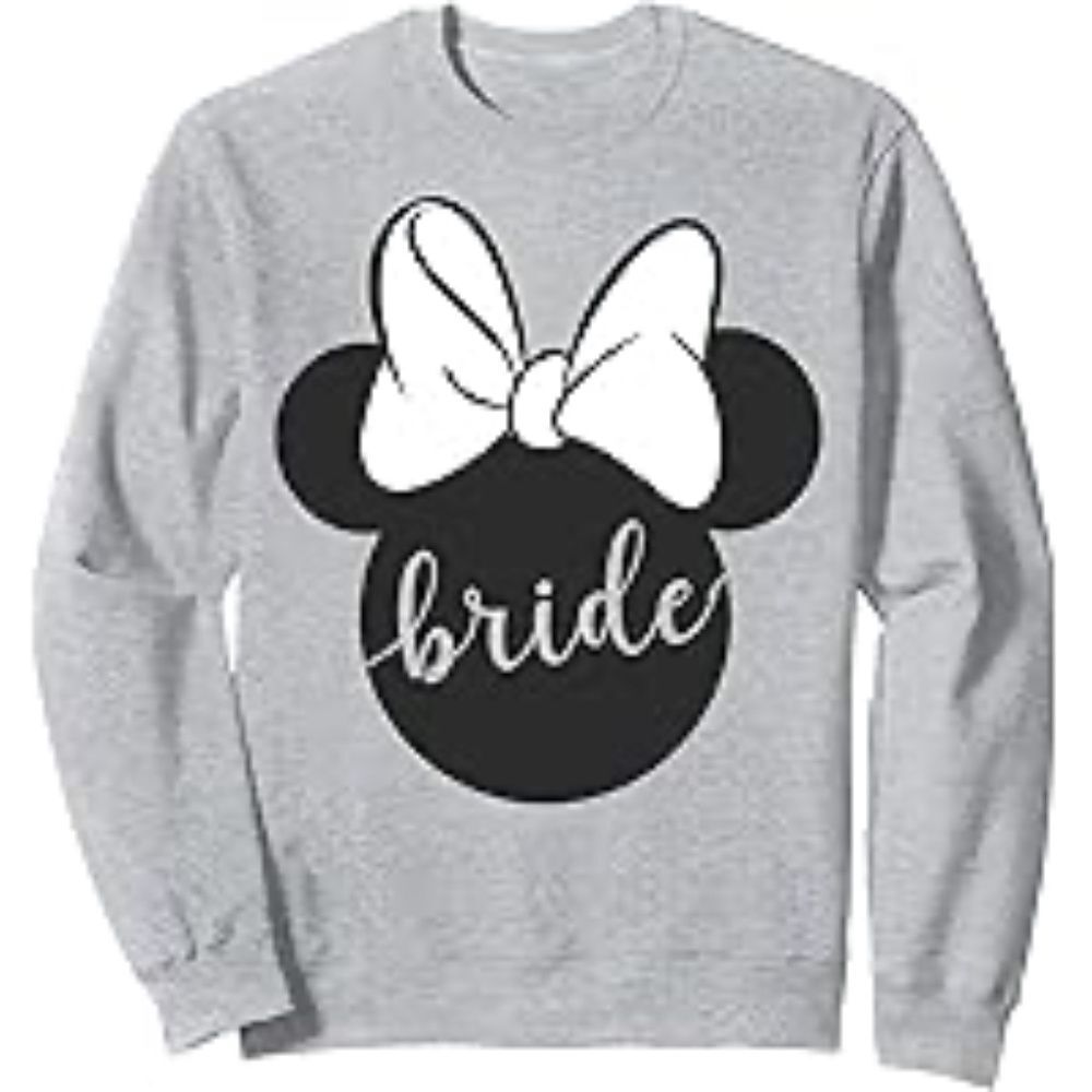 Disney Minnie Mouse BRIDE Crewneck Sweatshirt